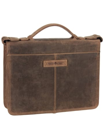 Schreibmappe Vintage Business Planer in Sattelbraun