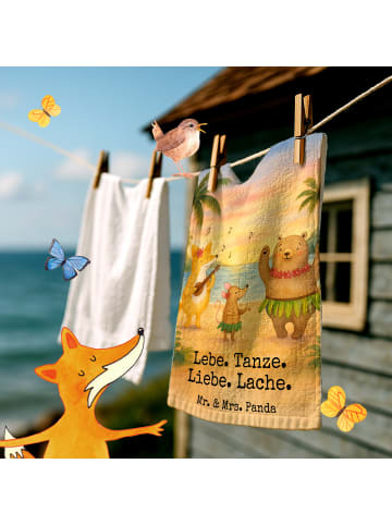 Handtuch Waldtiere Aloha Design mit Spruch in Weiß
