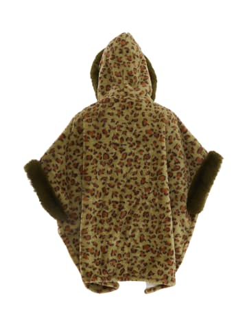 Damen Poncho in Grün