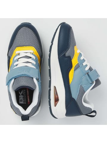 Sneaker Lennox in grau/dunkelblau/ocker