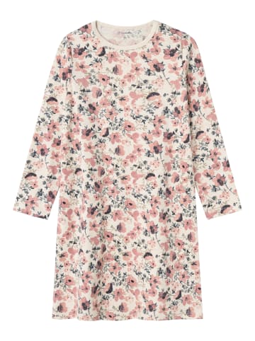 Nachthemd langarm NKFNIGHTGOWN NOSTALGIA FLOWER in peyote melange