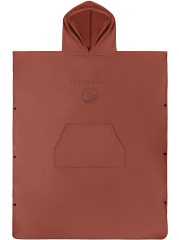 Weicher Mikrofaser Badeponcho Nosara in Rot
