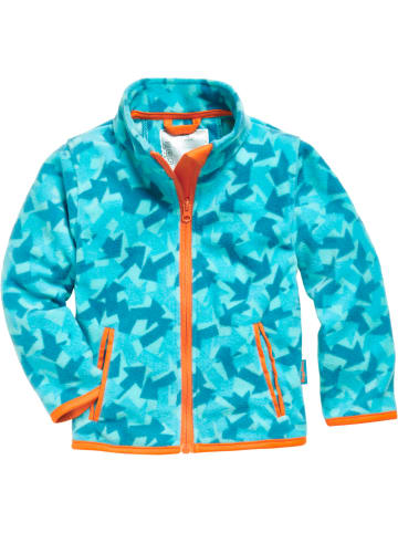 Fleece-Jacke Pfeile Camouflage in Petrol