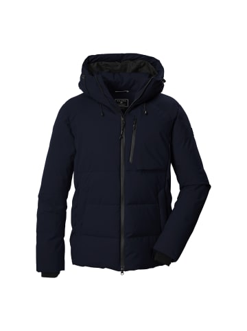 Steppjacke mit Kapuze in Schwarz01106