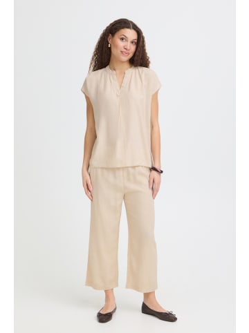 Kurzarm-Bluse FRJETT Regular fit in UNDYED UNBLEACHED