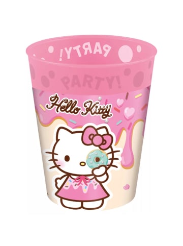 Hello Kitty Kuromi micro premium Kunststoffbecher-Set 4 Stück 250 ml