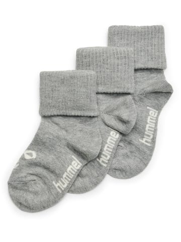 Crew Socken Sora 3-Pack Kinder in GREY MELANGE