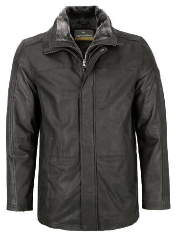 Lederjacke Ziegenleder in Schwarz