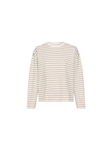Sweatshirt in stone stripes