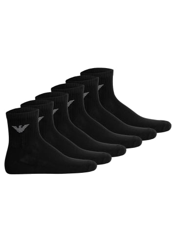 Socken 6er Pack in Schwarz