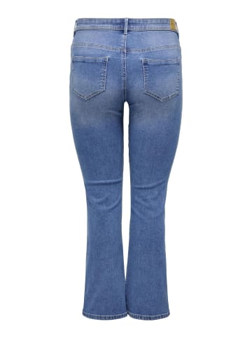 Flared fit jeans in Medium Blue Denim