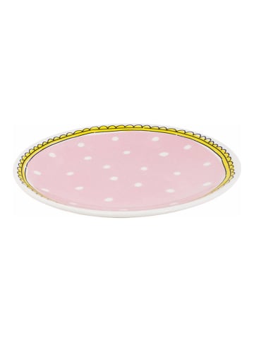 Teller Punkt in Rosa - 18cm