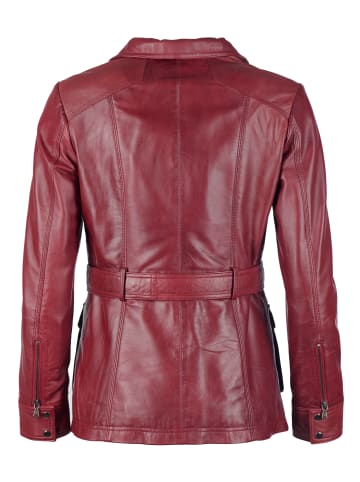 Lederjacke R6382 in rot