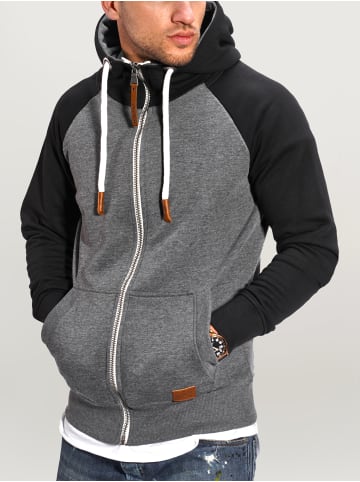 Sweatjacke RAGLAN in dunkelgrau