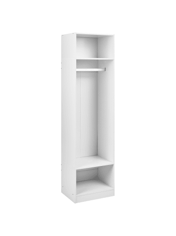 Kleiderschrank HAMILTON in Weiß - (W) 51 x (H) 185 x (L) 40 cm