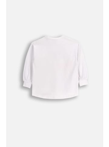 Langarmshirt in weiß