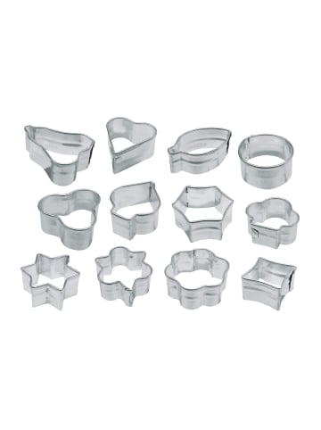 12er Mini Ausstecher Set, 3-4x1,7 cm