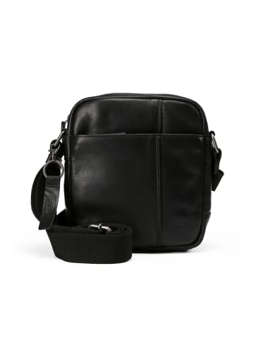 Pine Umhängetasche Leder 22 cm black