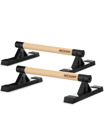 Parallettes "PA210" L in Dunkelbraun, Höhe 10 cm, Länge 50 cm