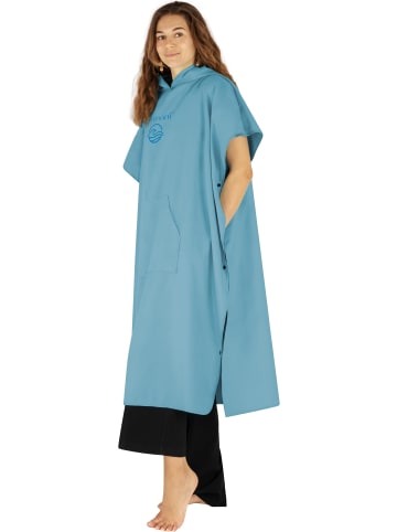 Damen Mikrofaser Badeponcho Nosara in Blau
