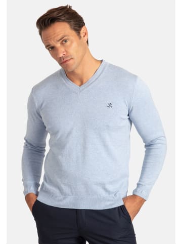 Strickpullover Los Angeles in Baby Blue Melange