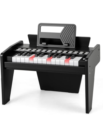 25 Tasten Keyboard Kinder ab 3 Jahren in Schwarz
