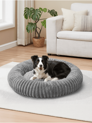 Hundebett Baddi in Grau - (H)20 x (D)100 cm