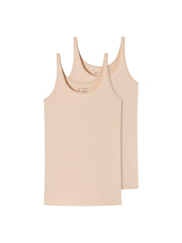 2er Pack 95/5 Cotton Unterhemd in Beige