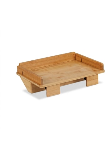 Bettablage in Natur - (B)38 x (H)11 x (T)26 cm