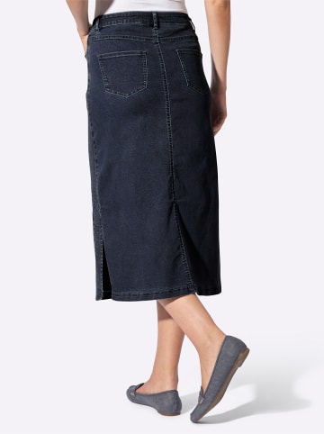 Jeans-Rock in dark blue