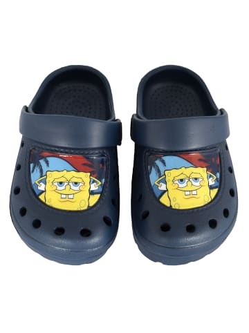 Spongebob Schwammkopf Clogs Palme Sandalen Pantoletten Gartenschuhe in blau