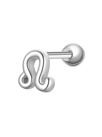 Piercing Sternzeichen Löwe aus Sterling Silber in silber