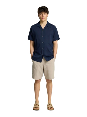 Short SLHREGULAR-KARL SEERSUCKER SHORTS regular/straight in Beige