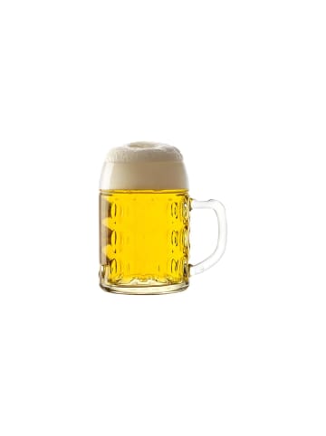 6er Set Bierkrüge Kaiser in Transparent 0,5 Liter