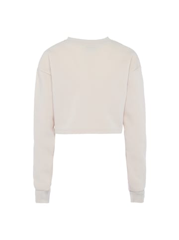 Damen Sweatshirt in Dunkle Creme