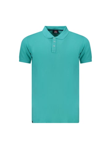 Blau Baumwolle Herren Polo