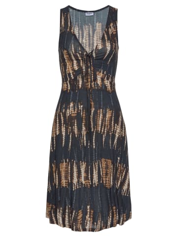Jerseykleid in marine-bedruckt