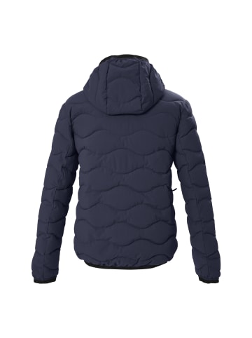 Steppjacke mit Kapuze in Blau3068