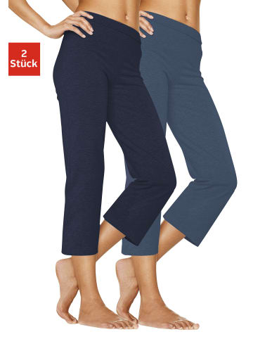 Caprihose in 1x jeans, 1x denim