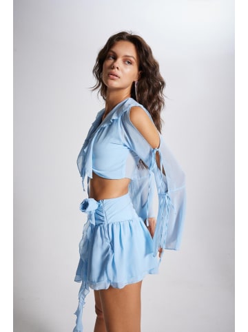 Blouse in Blau