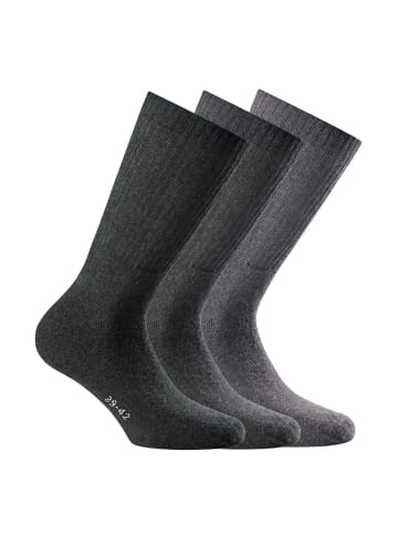 Socken 3er Pack in Hellgrau/Grau/Dunkelgrau