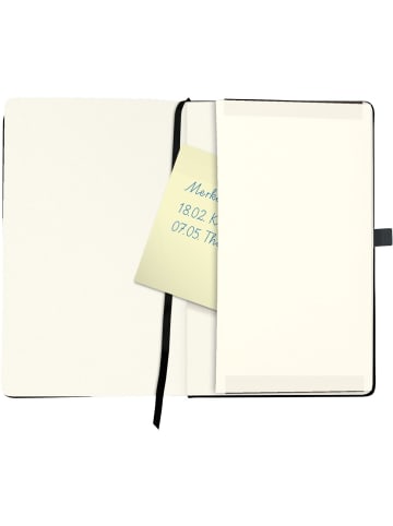 Notizbuch Classic A5 96 Blatt liniert schwarz my.book