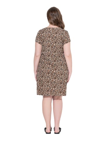 Jerseykleid in helles apricot