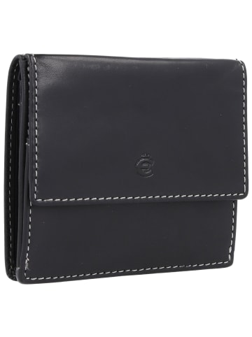 Dallas Geldbörse RFID Schutz Leder 10.5 cm schwarz