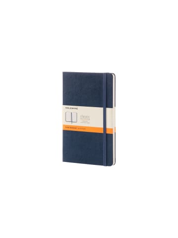 Notizbuch mit festem Einband, 70g-Papier Liniert "Classic" in Saphir