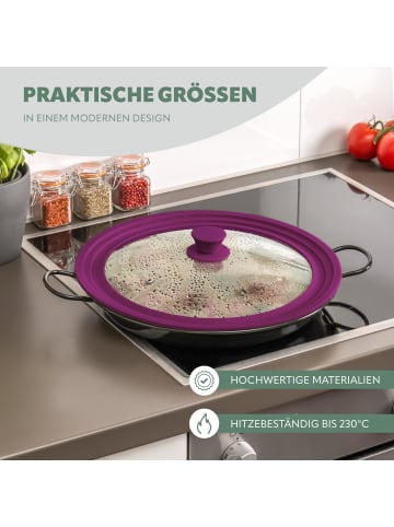 Universal-Glasdeckel Silikonrand 30/32/34 cm