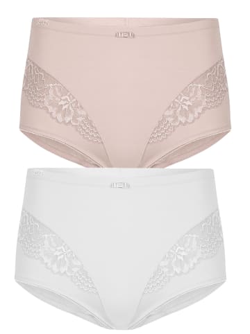 2er Pack Miederslip London in NUDE weiss