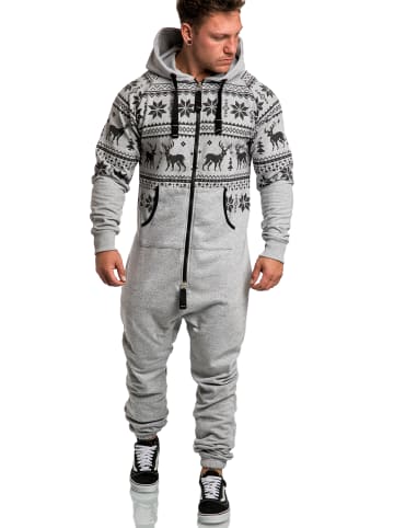 Jumpsuit NORFOLK in Hellgrau