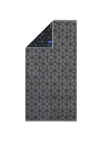 Duschtuch 1er Pack in Dunkelgrau/Schwarz