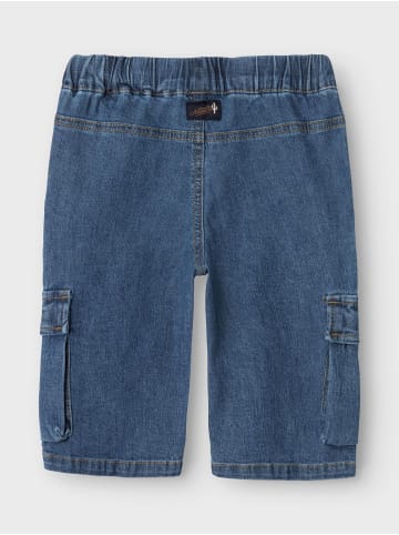 Shorts in Dark Blue Denim